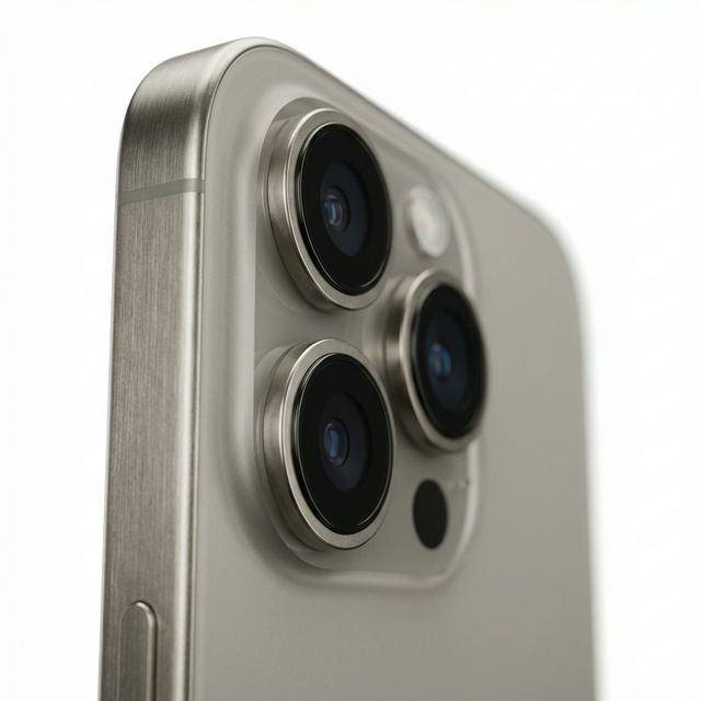 iPhone camera close-up showing genuine Apple repair quality